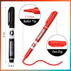 SUQJOY Dry Erase Markers, Fine Tip Whiteboard Markers, Low Odor Dry Marker, Fine Point Marker are pecfect for Whiteboard Mirrors Glass, 36 pack 4 Assorted Color Markers for School Office Home