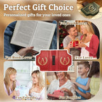 Personalized Mark Bookmark with Pen Holder, Leather Magnetic Book Marker 26 Letters,Custom Initials Page Marks, Gifts for Book Lovers Readers Men Women (Green, P)