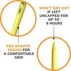BIC Brite Liner Highlighters, Chisel Tip, 12-Count Pack of Yellow Highlighters, Ideal Highlighter Set for Organizing and Coloring