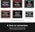 American Lifetime New 2026 Dementia Clock Large Digital Clock for Seniors, Large Display with Custom Alarms, Calendar Clock with Day & Date for Elderly, Clear Numbers Alzheimer Digital Clock White