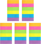30 Pads 0.6x2 Inch Sticky Notes Flags Tabs Page Markers 6 Bright Color Sticky Index Tabs Page Flags 80 Sheet/Pad