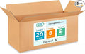 Long Shipping & Moving Boxes 20 x 8 x 8 inches (5-Pack) - Extra Strength 200 lb vs Regular - Corrugated Cardboard Packing Boxes for Moving - Shipping Box for Delivering by IDL Packaging