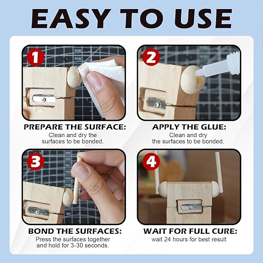 CYAFIXED Professional Grade Cyanoacrylate Super Glue, Super Thin Viscosity CA Glue for Woodworking, 2 oz. (56.8 Grams) - Instant Adhesive for Woodturning, Pen Turning, Finish & Hobby