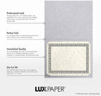 LUXPaper 9.5" x 12" Certificate Holders | Silver Metallic | 105lb. Cover | 50 Qty