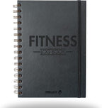 Gym Workout Journal (A5) - Hardback Leather PU Workout Tracker (128 Workouts) - Set Goals & Track Progress | Premium Fitness Journal & Log Book by Gorilla Fit
