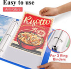 600 Pack Sheet Protectors 8.5 x 11 inch Clear Page Protectors for 3 Ring Binder, Plastic Sleeves for Papers, Document