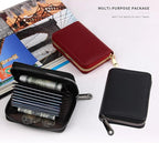 PRIVILLA 2 Pcs Credit Card Holder and business card holder，Sd Card Holder Each Has 26 Card Organizers, 2024 New Credit Card Holders book for Men and Women.