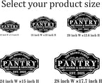 HYTSIGN Personalized Metal Farmhouse Pantry Sign, Wall Decor, Kitchen Signs, Rustic, Modern, Housewarming Gift