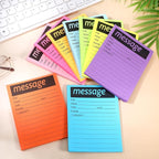 9Pack Phone Message Pads for Office, 4 x 5 Inch Self-Stick Note Pads, While You were Out Message Pad Neon Sticky Notes, Urgent Sticky Note for Work Call, Office Supplies, 50 Sheets/Pack (Style-B)