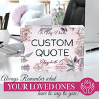 Custom Acrylic Sign Personalized, Custom Desk Name Plate, 18 Styles, (5"x7"), With Gift Box, USA Made by Acryluxe. (Glowing)