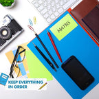 Outus Self Adhesive Shop Ticket Holders Clear Plastic Sleeves Adhesive Pockets Work Order Job Ticket Holders for Home Office Posting Signs(6 x 4 Inch,60 Pcs)