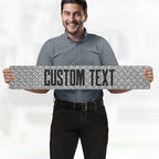 Custom Sign, Custom Street Sign, 11 Font Colors, 13 Font Styles, 4 Hole Options, 22 Sizes, 6x36 Inches, Rust Free DiBound, Fade Resistant, Made in USA by My Sign Center (Diamond Metal)