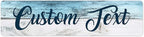 Custom Sign, Custom Street Sign, 11 Font Colors, 13 Font Styles, 4 Hole Options, 22 Sizes, 6x24 Inches, Rust Free DiBound, Fade Resistant, Made in USA by My Sign Center (Coastal)
