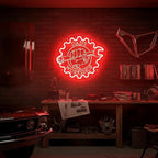 Custom Garage Neon Signs, Personalized Garage LED Signs for Wall, Customizable Name Car Repair Mechanic Shop Auto Workshop Man Cave , Home Garage Neon Light for Wall Decor, Garage Light Up Sign for Men Dad Frinends Husband Father's Day Gift