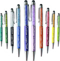 Yucold Customized Pens with Name/Logo - Touch Screen Stylus Ballpoint Pen, Perfect for Weddings, Business & Personalized Gifts (Multicolor,500)