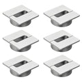 PATIKIL 2.8inch Desk Grommet, 6Pcs Cable Grommet Wire Management Cable Hole Cover Cord Organizer for Office Home Table Countertop, Silver