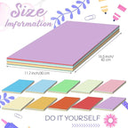 Yahenda 100 Pcs Colored Poster Boards 16 x 12 Inches 10 Assorted Color Poster Board Paper Cardstock Bulk Printer for Arts Crafts Exhibits and Notices(Fresh Colors)
