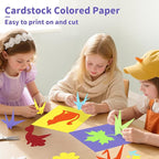120 Sheets 8.5" X 11" Colored Cardstock, 12 Assorted Colors Construction Paper Valentine's Day Card Stock Printer Paper for Printing, Card Making, DIY Crafts,School Supplies,Party Decorations