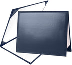 Diploma Cover 8.5” x11” Diploma Holder of Graduation Leatherette Padded Certificate（Tent Style