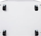 Naomi Home Debbie 7-Drawer Craft & Office Storage Cabinet, White – Rolling File Cabinet with Wheels, Chic Design for Supplies & Folders, 15.7" D x 18.9" W x 34.2" H