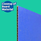 Flipside Products 36” x 48” Project Boards for Presentations, Science Fair, School Projects, Event Displays and Trifold Picture Board, Proudly Made in USA - Assorted Colors - 10 Pack