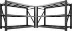Bepatio 8250LBS Garage Shelving Heavy Duty Storage Shelves Industrial Metal Shelving Adjustable 3-Tier Shelves for Garage, Warehouse Basement Storage Room 24" D × 60" W × 66" H