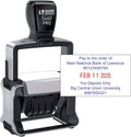 Mark 2000 5460 Professional Self Inking Date Stamp with Custom Text - Up to 6 Lines of Text