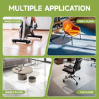 SOONAN Chair Mat for Hardwood Floor, 48" x 36" Clear Office Floor Mat, 0.08" Thickness Heavy Duty Computer&Desk Chair Mat,Floors Protector Chair Mats for Home & Office