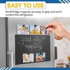 LOVIMAG Fridge Magnets 56 Pcs Refrigerator Whiteboard Small Strong Magnet Classroom Kitchen Accessories Decorative Locker Set Decor Must Haves Office Calendar Refrigerador Magnetic Cute Crafts Black