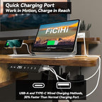 FiCiHi Adjustable Height Standing Desk with 4 Drawers,63 x 30 inches Electric Sit Stand Home Office Desk with Two Tiers, 3 Memory Presets, Monitor Stand Riser, USB A/C Charging Port