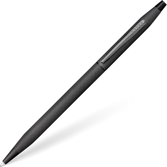 Cross Classic Century Refillable Ballpoint Pen Presented in a Luxury Gift Box - Medium Point, Black Ink, Brushed Black