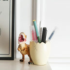 Banllis Dinosaur Pen Holder & Pencil Holder for Desk, Trex Desk Accessories Jurassic Park Office School Supplies, Dino Toothbrush Holder, Idea Gifts for Adults Kids Women Men