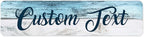Custom Sign, Custom Street Sign, 11 Font Colors, 13 Font Styles, 4 Hole Options, 22 Sizes, 12x48 Inches, Rust Free DiBound, Fade Resistant, Made in USA by My Sign Center (Coastal)