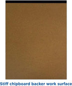 Alvin, Cross Section Paper Pad, Acid-Free, Use with Pencil or Ink, Laser, Copier, and Inkjet Compatible, 4" x 4" Grid - 50 Sheet Pad, 11" x 17"