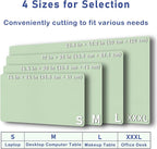 Boutilon Leather Desk Pad Protector,Non-Slip Mouse Pad,Laptop Desk Pad,Office Mouse Mat,Waterproof Leather Desk Blotter,Desk Writing Pad for Office and Home (XXXL-Green,47"x 24")