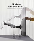 Modernsolid Heavy Duty Ultrawide Monitor Arm with RGB Lighting & USB Charging, Fits 34 to 49 inch Curved Screens, Supports 14 to 38 lbs, Adjustable Desk Mount, Compatible with Gaming Setup, White