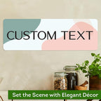Custom Sign, Custom Street Sign, 11 Font Colors, 13 Font Styles, 4 Hole Options, 22 Sizes, 6x18 Inches, Rust Free DiBound, Fade Resistant, Made in USA by My Sign Center (Minimalist)