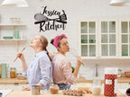Custom Kitchen Name Sign, Personalized Metal Kitchen Sign, Housewarming Cooking lover Gifts, Mom's Day Gifts, Kitchen Gift for Grandma