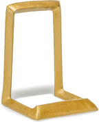 Red Co. 8” Decorative Metal Display Plate Stand and Art Holder Easel in Distressed Gold Finish