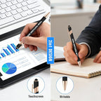 ENOMY Personalized Notebook Set with 10 PC Pens Lined A5 Custom Journal for Writing Men Women Custom Notebook Ideal Friend Girlfriend Gift, Light Blue