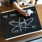 NEWNEWSHOW 8.7x12 Inch Erasable Message Board Sign with Hanging String, Store Signs Chalkboard, Menu Chalkboard, Message Board, Bar and Special Event Decorations, Double-Sided Painting
