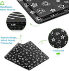 Black 2-Pack Desk Dividers for Students, Waterproof Plastic Study Carrel Divider, Durable Testing Dividers for Classroom Teacher Supplies, Easy to Clean Privacy Shield Folder Boards for Student Desk