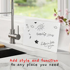 Board Geeks Mini Dry Erase Board for Kids, 3-Pack - 9x12-Inch Small White Boards for Students and Teachers - Double-Sided, Portable, and Easy-to-Clean Writing Boards for Classroom, Office, or Home