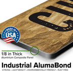 Custom Sign, Custom Street Sign, 11 Font Colors, 13 Font Styles, 4 Hole Options, 22 Sizes, 6x30 Inches, Rust Free DiBound, Fade Resistant, Made in USA by My Sign Center (Stone)