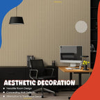 5 Pack Acoustic Panels,47.2x23.6x0.4 inch Acoustical Wall Panels,Large Soundproof Panels,Self-Adhesive Sound proof Panels for Walls,Acoustic Treatment for Recording Studio&Office,Camel