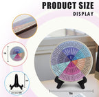 Feelings Wheel, Double-Sided Emotion Wheel with Stand, Counseling Office Must Have, Feelings Wheel Suitable for Therapy Office Decor School Counseling Office Must Have (JD, 1)