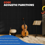 10 Pack Acoustic Panels,47.2”x23.6“x0.4” Acoustic Wall Panels,Large Soundproof Panels,Self-Adhesive Sound proof Panels for Walls,Acoustic Treatment for Recording Studio&Office,Black