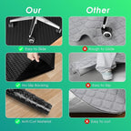 Vicwe Gaming Chair Mat for Hard Floor,36" x 48" Computer Chair Mat for Tile Floor,Anti-Slip Hard Floor Protector Rolling Chair for Office Home