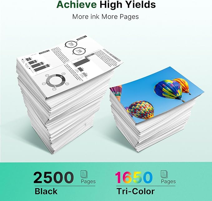 936XL 936 Ink Cartridges High Page Yield with Chip Compatible for HP 936 Ink Cartridges Combo Pack 936 XL 936e Work for OfficeJet Pro 9110 9120 9122 9125 9130 Wide Format 9730 9720 Printer, 4-Pack