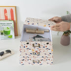 Soul & Lane Decorative Cardboard Storage Boxes With Lids for Home Décor, Set of 3 Nesting Photo Storage Box Set for Organizing, Scrapbooks, Keepsakes, Terrazzo Print Memory Containers